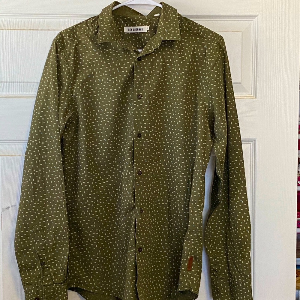 Medium green Ben Sherman men’s long sleeved shirt